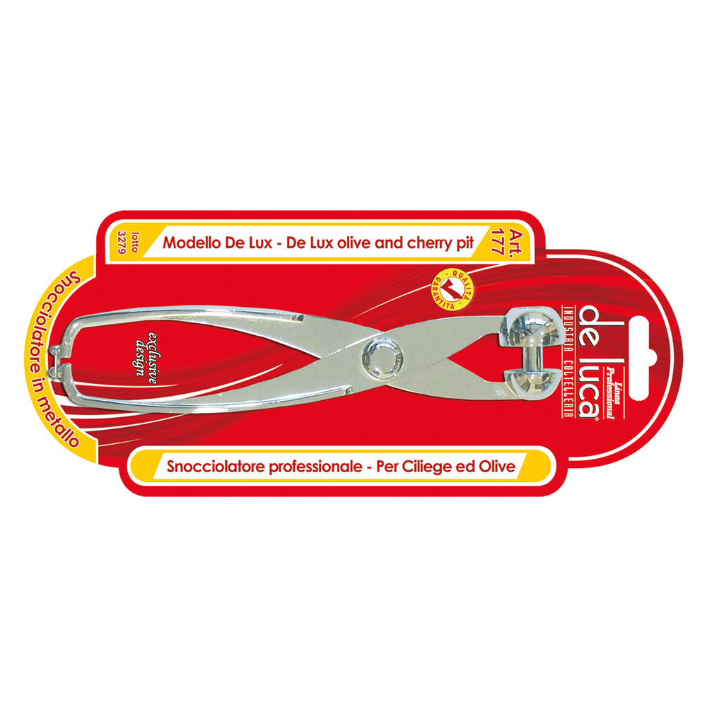 Snocciolatore metallo cromato De luca