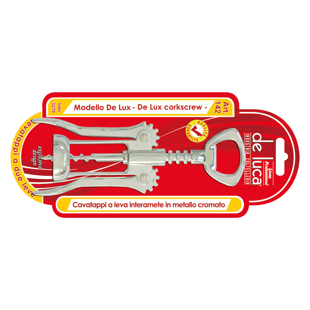 Cavatappi a leva linea de lux De luca