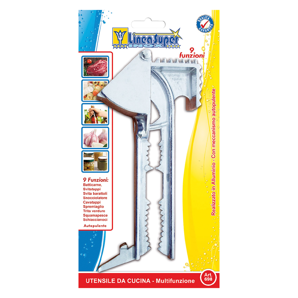 Utensile da cucina multifunzione ‘super’ art. 698 – 9 funzioni De luca