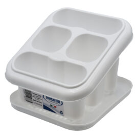 Scolaposate con vassoio colore bianco Tontarelli