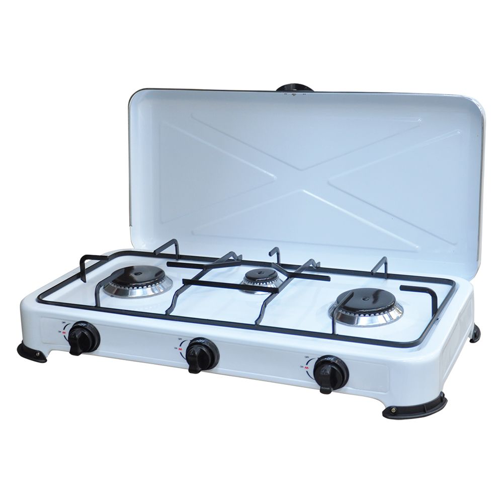 Fornello 3 fuochi a gas gpl ‘kasart’ cm 58 x 28 x h.11 Kasart