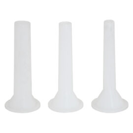 Serie tre imbuti in pvc per artus c25 e tritacarne n.5 Reber