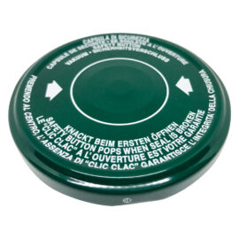 Tappo per vaso vetro boccaccio 'clic clac' ø mm 63 - cf. 100 Senza marca