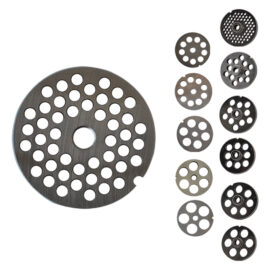 Piastra per tritacarne per n.12 - 8 fori da 14 mm. Reber