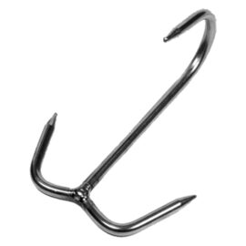 Gancio ad ancora 3 punte - mm. 120x6 Senza marca