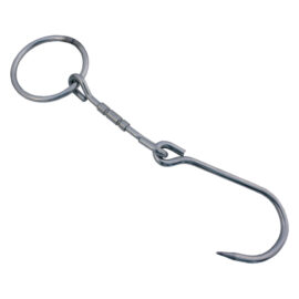 Gancio snodato con anello mm. 260x7 Senza marca