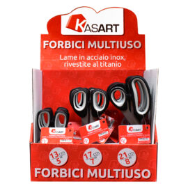 Espositore forbici multiuso 'kasart' 18 pezzi Kasart