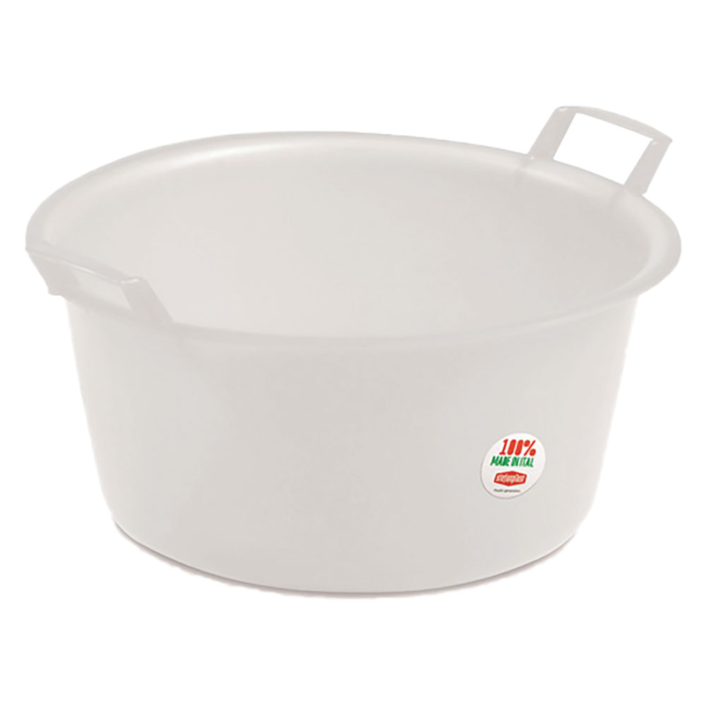 Bacinella rotonda ø 30 cm –  7 lt neutro Stefanplast