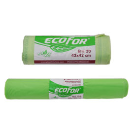 Sacchetti per nettezza urbana compostabili biodegradabili - cm 42x45 - cf.20 pz Senza marca