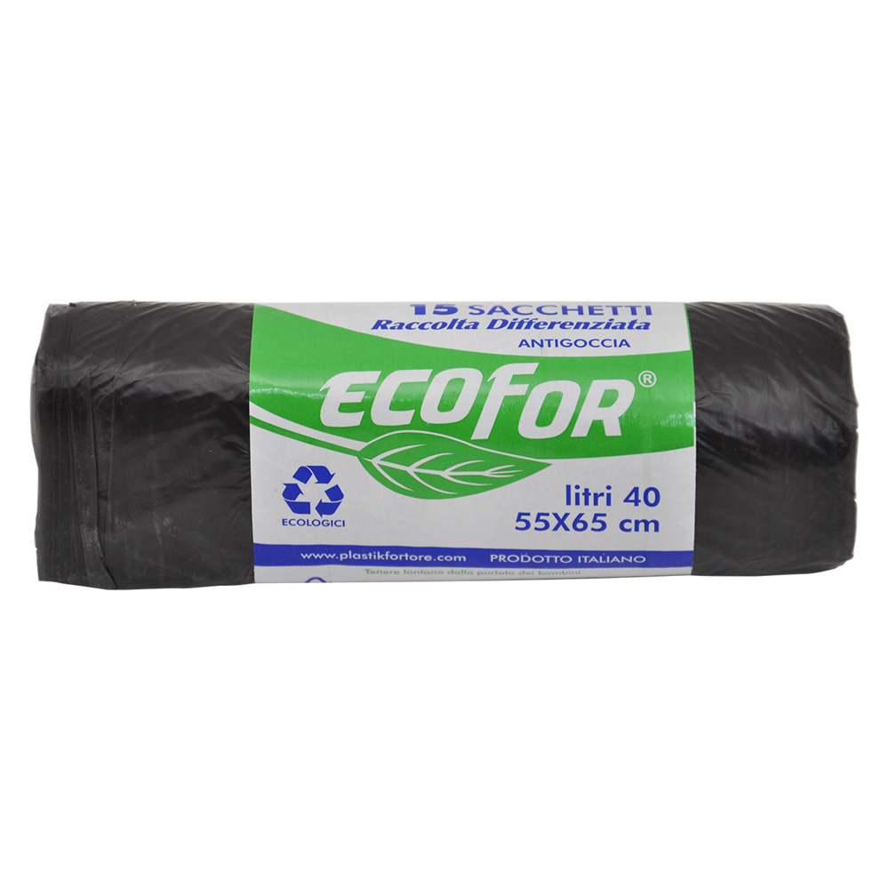 Sacchetti per nettezza urbana cm 55×65 – cf.15 pz – celesti Senza marca