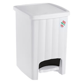 Pattumiera a pedale 'margherita' lt. 20 - col. bianco Stefanplast