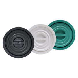 Coperchio per bidone immondizia sovrapponibile per lt. 100 - verde Ics