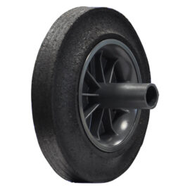 Ruota per bidone immondizia Ø 200 mm. Ics