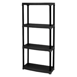 Scaffale in plastica cm 60 x 30 x h 133 - 4 ripiani Artplast