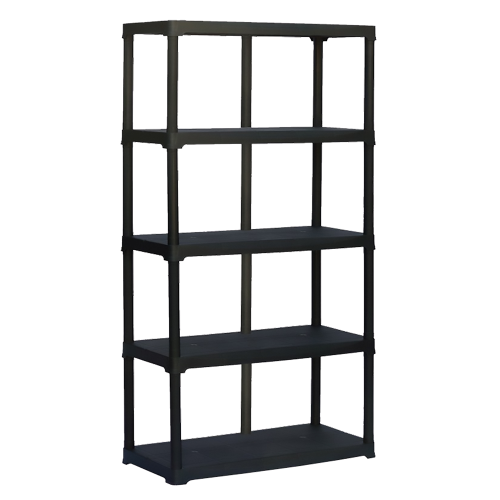 Scaffale in plastica  cm 100 x 40 x h 176 – 5 ripiani con rinforzo Artplast