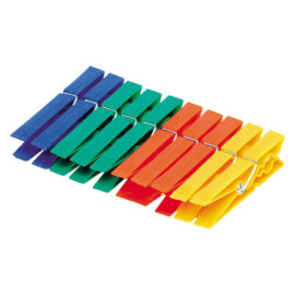 Mollette per bucato cf. 10 pezzi - colori assortiti Tontarelli
