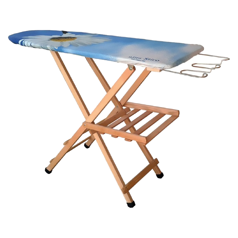 Asse da stiro in legno piano cm. 114 x 37 Made in italy