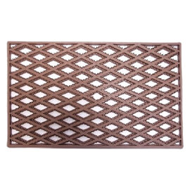 Zerbino rettangolare colore grigio Bonita