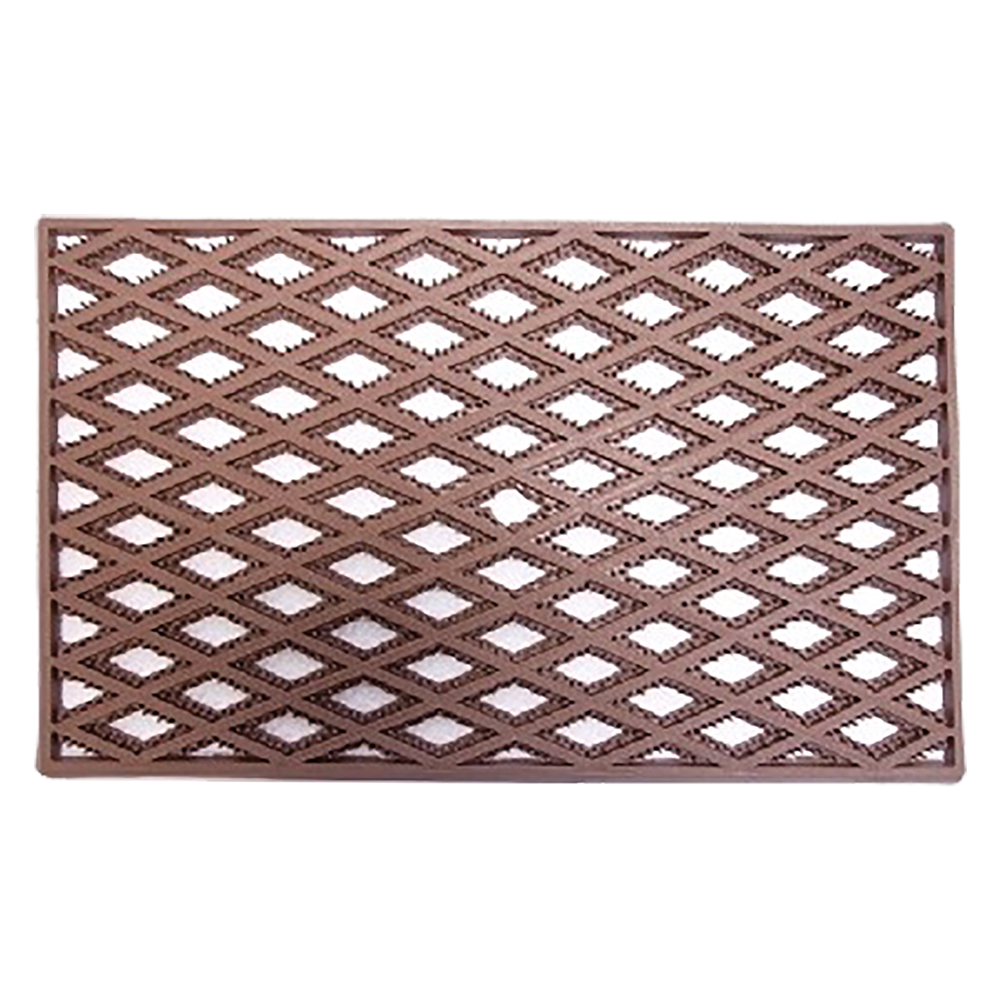 Zerbino rettangolare colore grigio Bonita