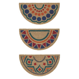 Zerbino mezzaluna 'tropical' cm. 40 x 70 fantasia Senza marca