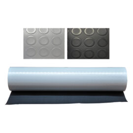 Tappeto a bolle mt 1 x 30 nero - spessore mm 1 Senza marca