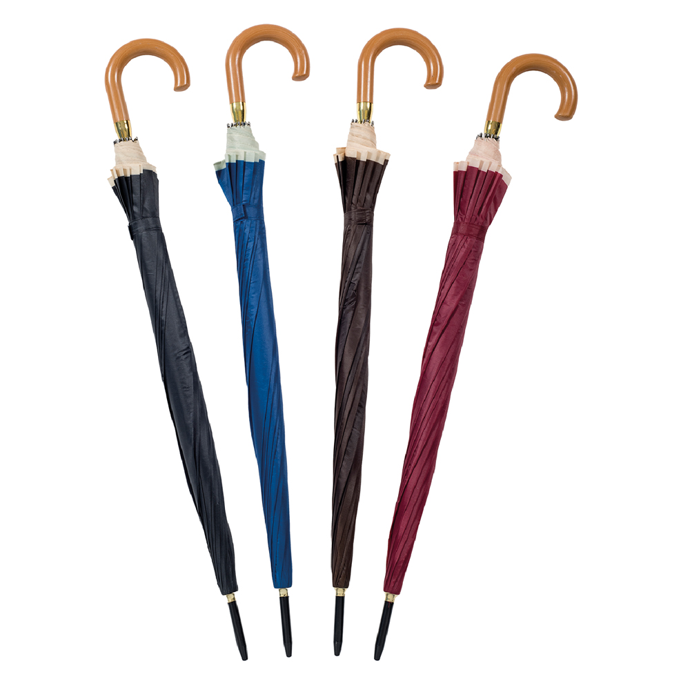 Ombrello automatico tipo grande tinta unita – Ø 112 cm Senza marca