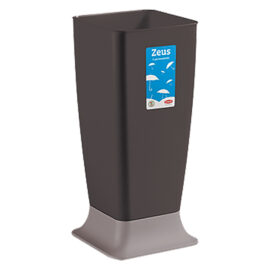 Portaombrelli 'zeus' bianco travertino-base tortora chiaro Stefanplast