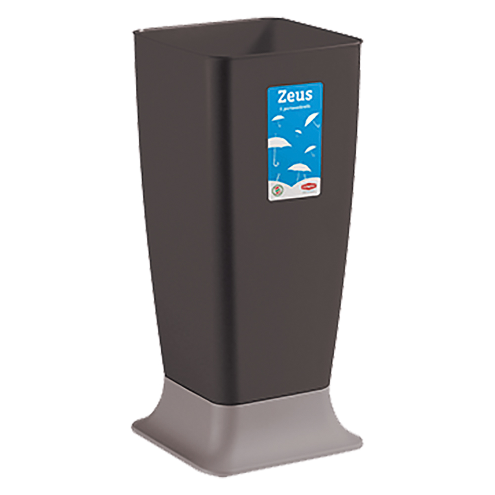 Portaombrelli ‘zeus’ antracite-base tortora chiaro Stefanplast