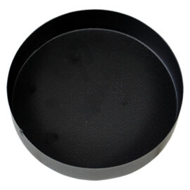 Fondo sotto griglia per posacenere gettacarte colore nero Senza marca