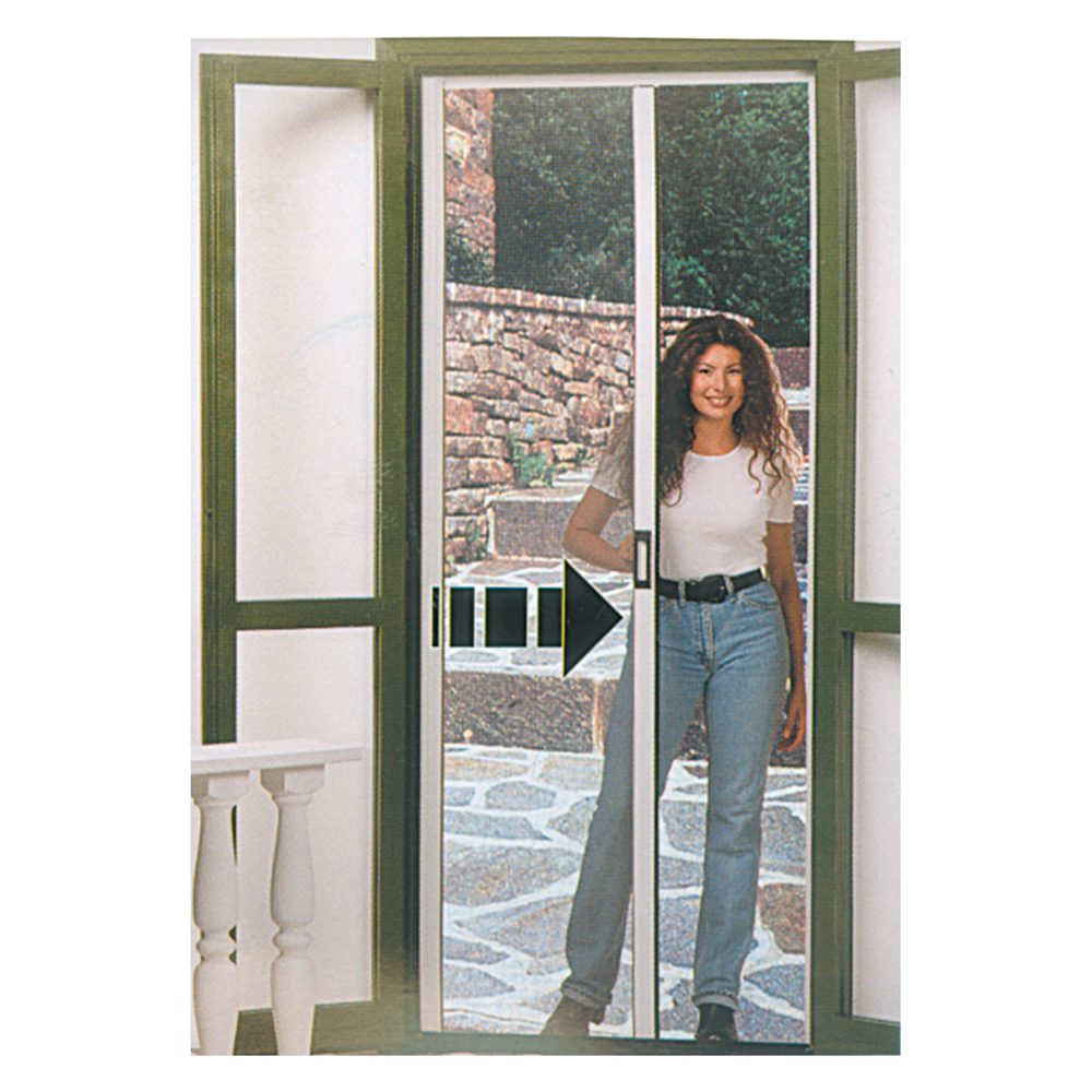 Zanzariera avvolgibile orizzontale cm 140 x 240 bianco Irs