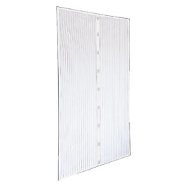 Zanzariera in poliestere con magneti per porta 'ecco magnet' cm 120 x 160 - col. nero Irs