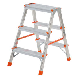 Scala doppia salita 'stylo' 2 gr. + piano - ap.cm 61/ch.cm 68 Gierre