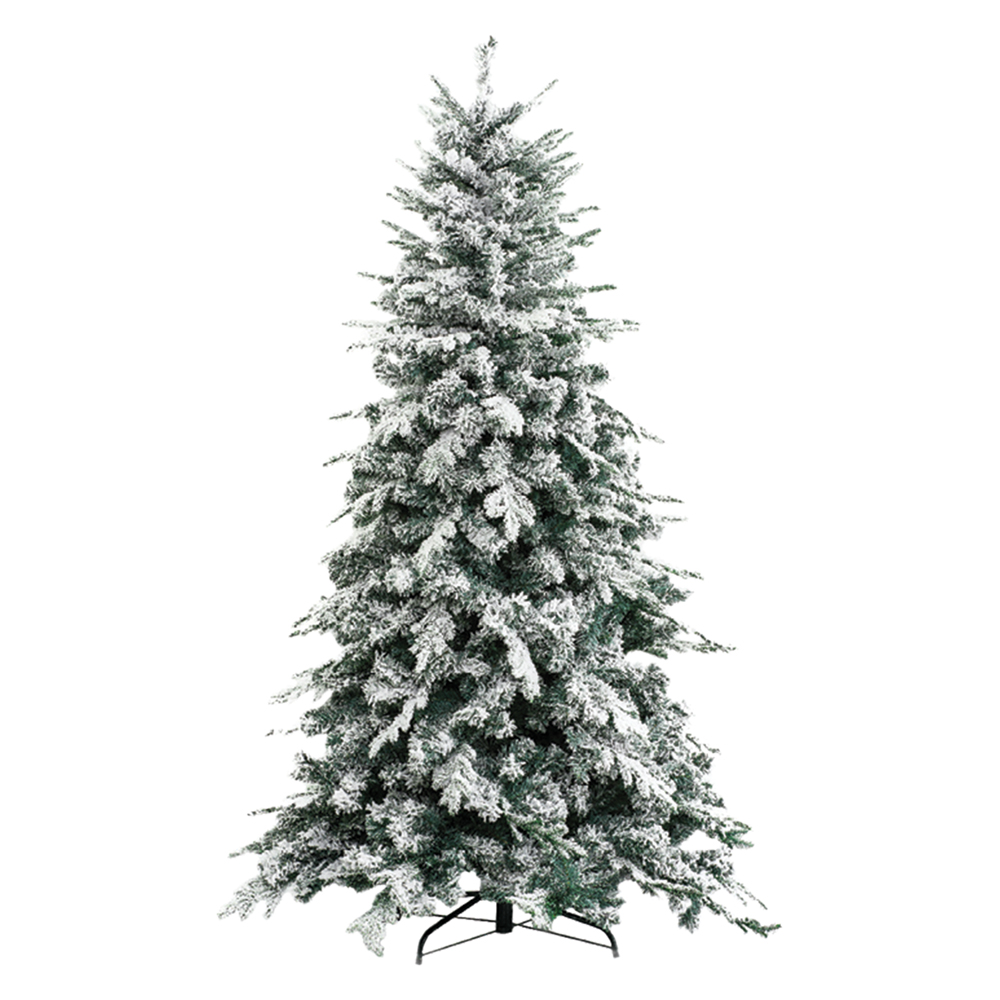 Albero di natale innevato ‘alaska’ h.180 cm – base 124 cm / 1366 rami Senza marca