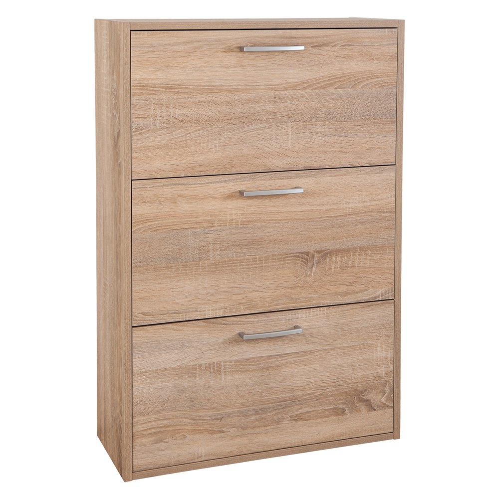 Scarpiera 3 ribalte doppie linea ‘espresso’ cm. 25 x 65 x h.120 – bianco Composad