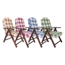 Poltrona 'molisana' tessuto marrone Senza marca