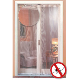 Tenda zanzariera con anelli 'moschito' bianca Senza marca