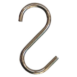Ganci ad 's' per barra appendimestoli finitura ottonata Senza marca