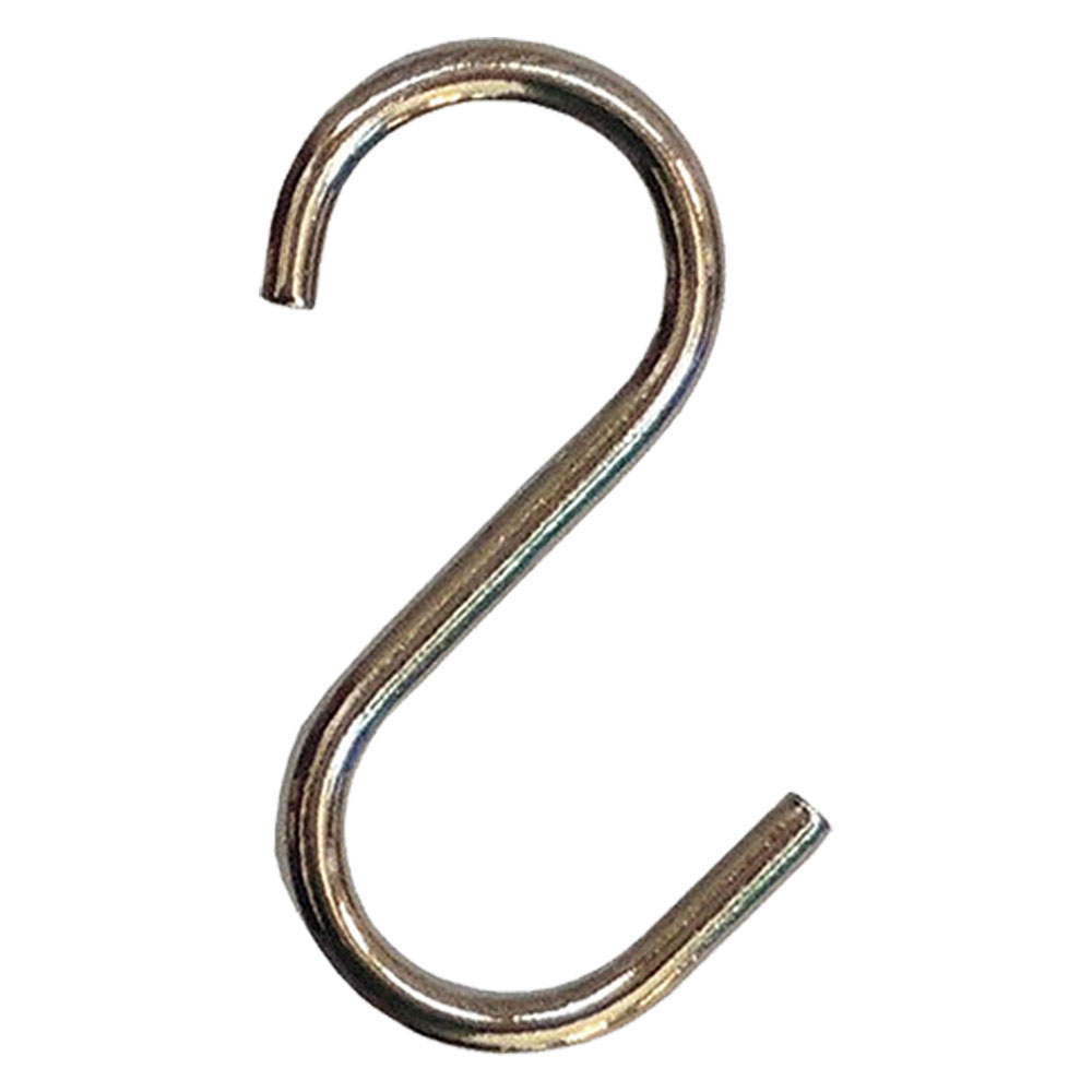 Ganci ad ‘s’ per barra appendimestoli finitura nichelata Senza marca