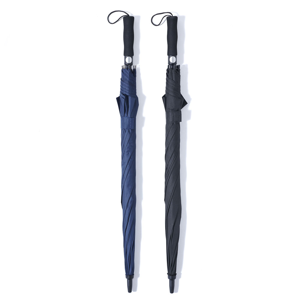 Ombrello automatico ‘pr010’ tinta unita – tessuto blu Senza marca