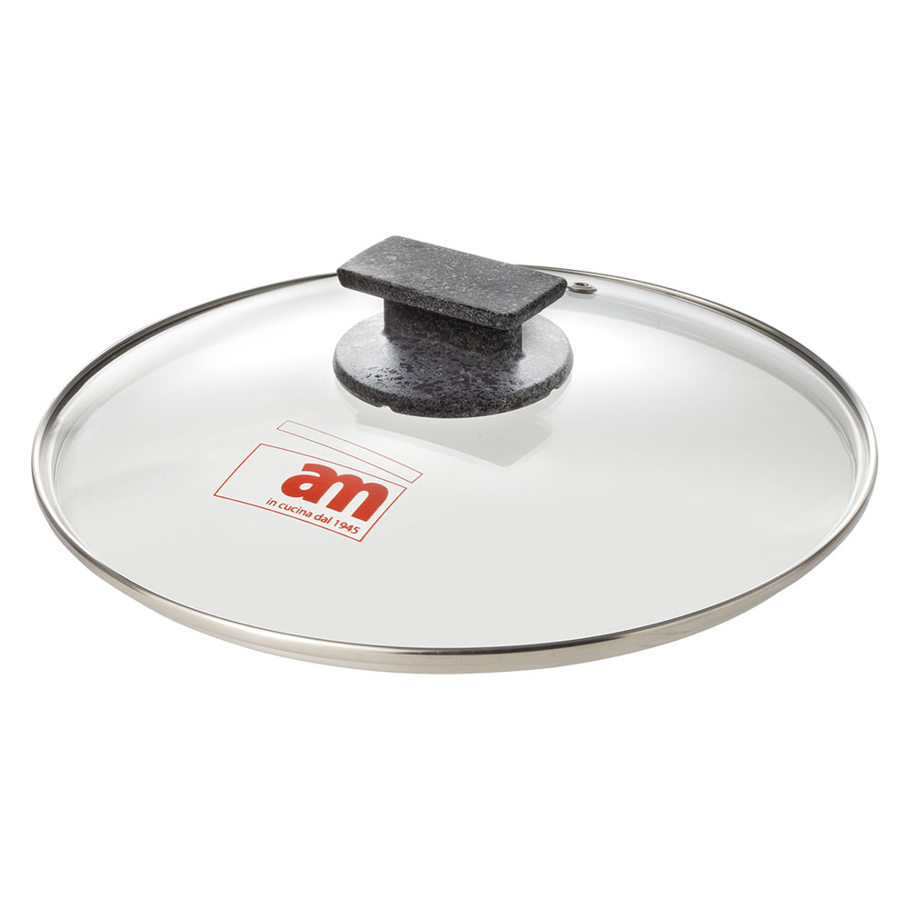 Coperchio in vetro ‘cuore di pietra’ Ø cm. 16 Accademiamugnano