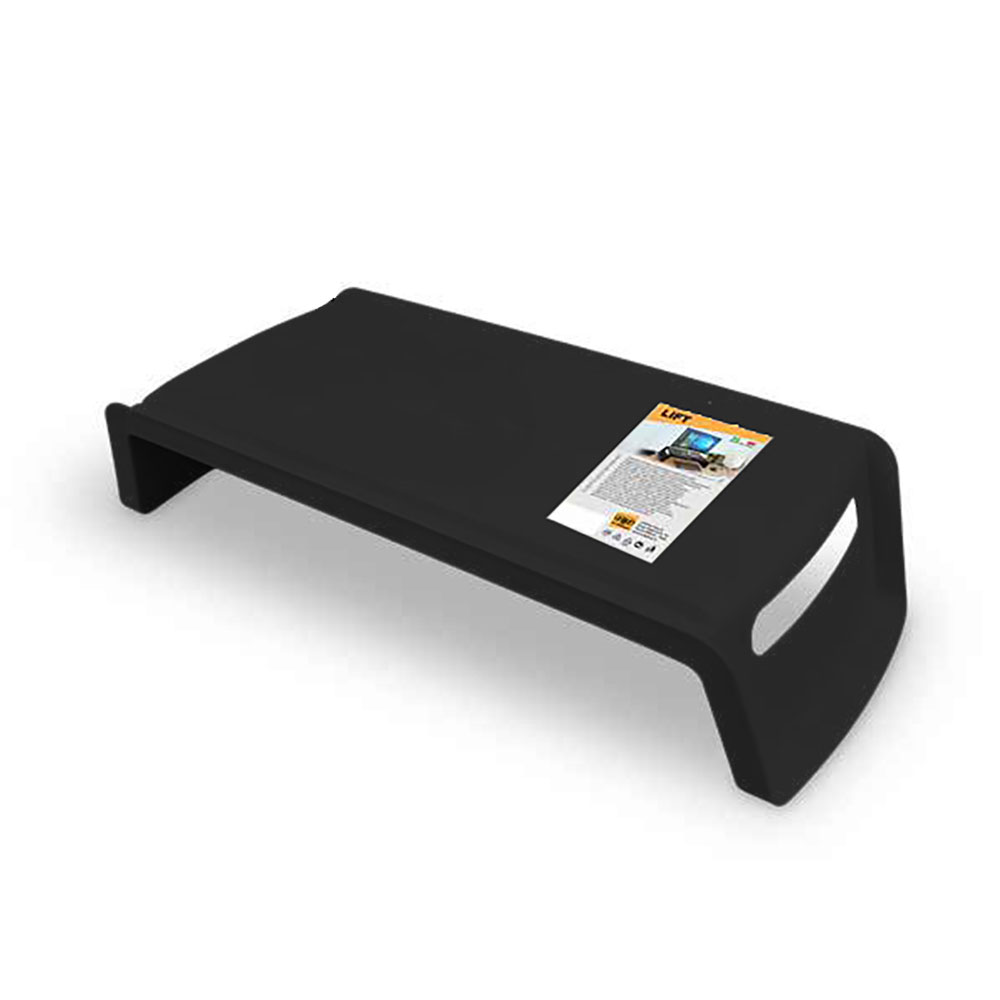 Supporto rialzo monitor per scrivania cm. 58,6 x 25,7 x h.12,5 Artplast