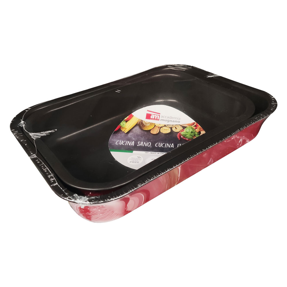 Teglie ‘cucina sano’ set 2 pezzi cm. 30 / 35 Accademiamugnano