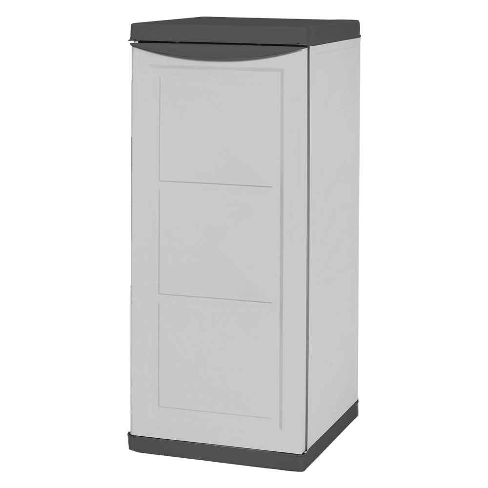 Armadio basso porta bombola ‘colonna’ cm 40 x 45 x h.91 – grigio/nero Trioplast