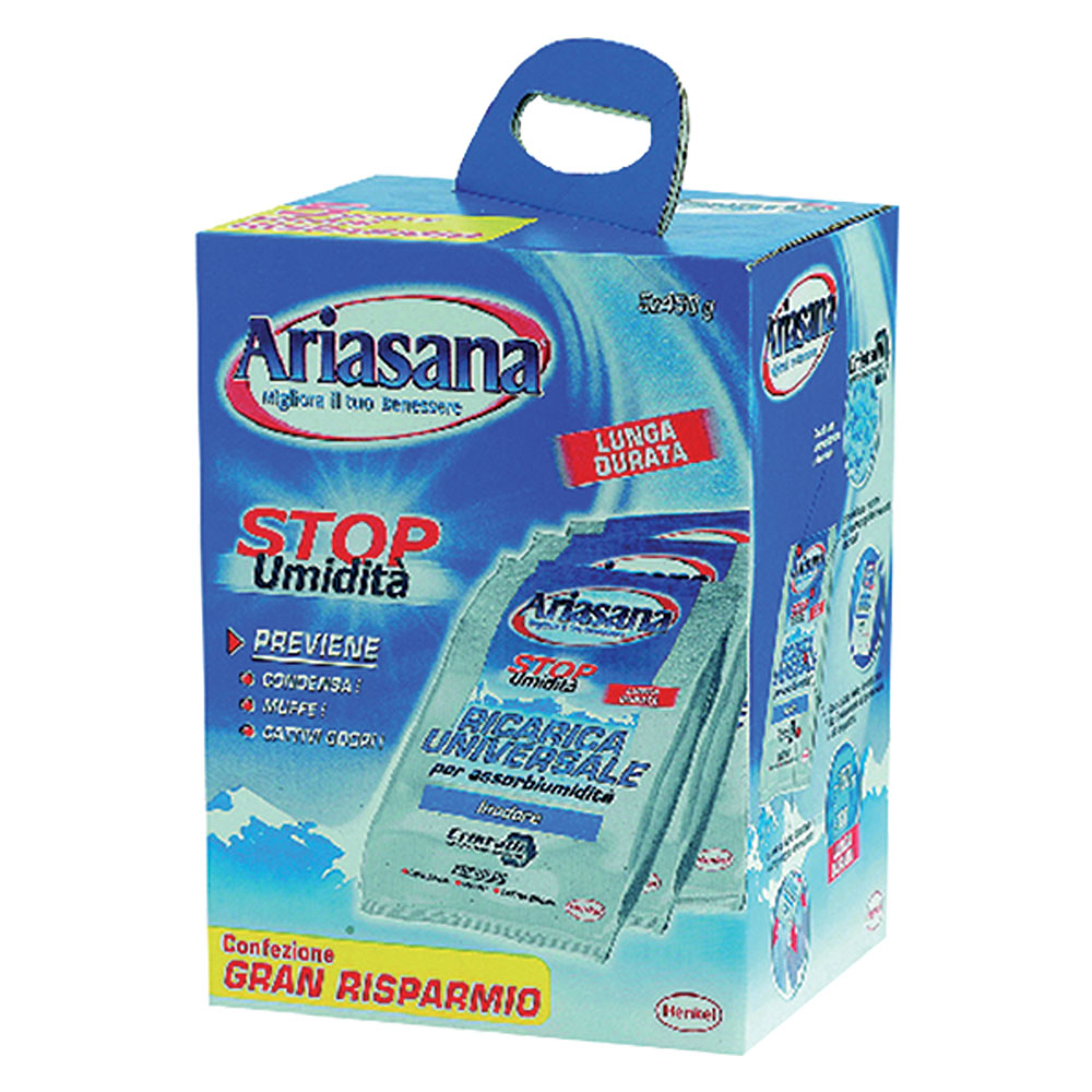 Ricarica assorbiumidita’ ‘ariasana’ 5 x 450 gr. Ariasana