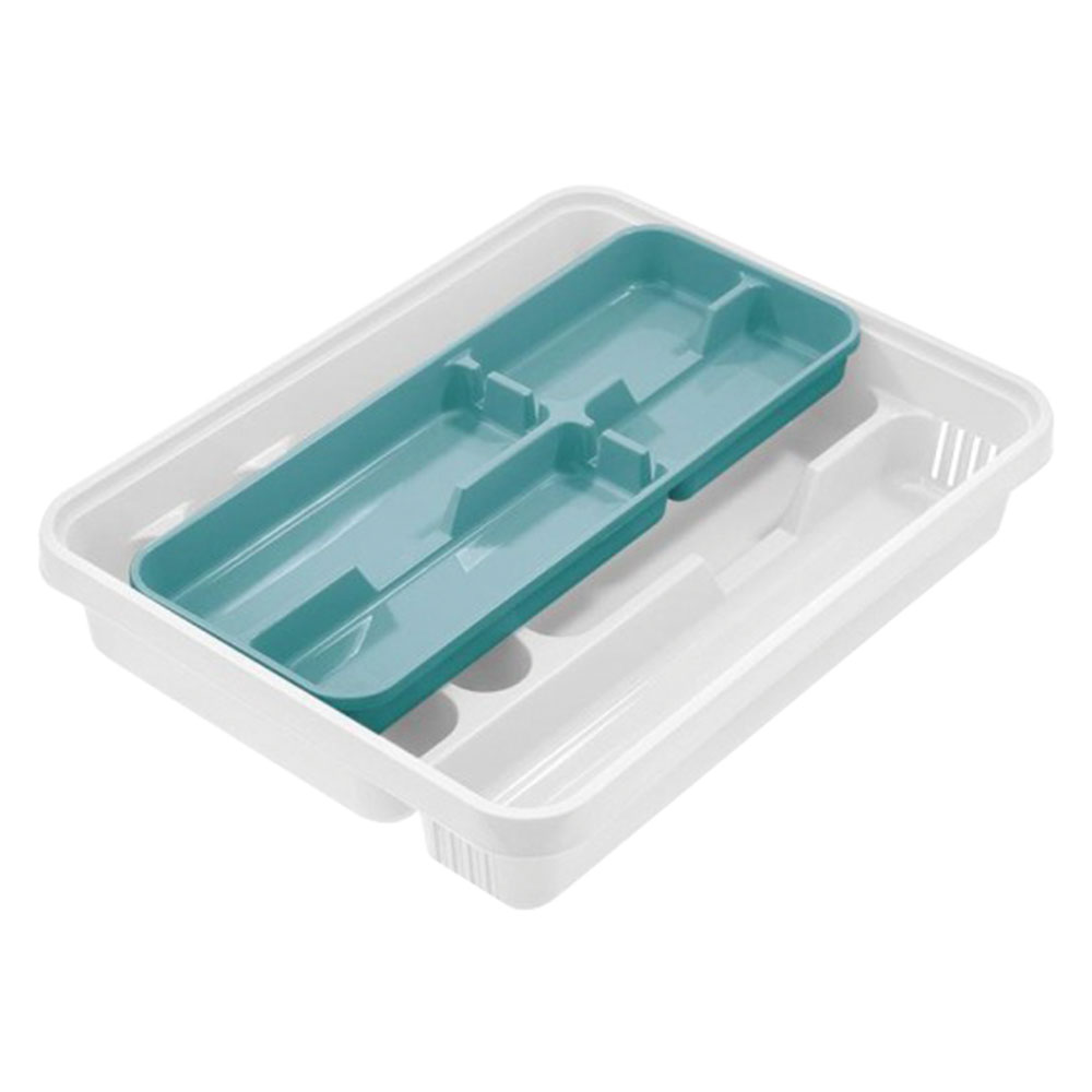 Porta posate colore bianco/delfino Tontarelli