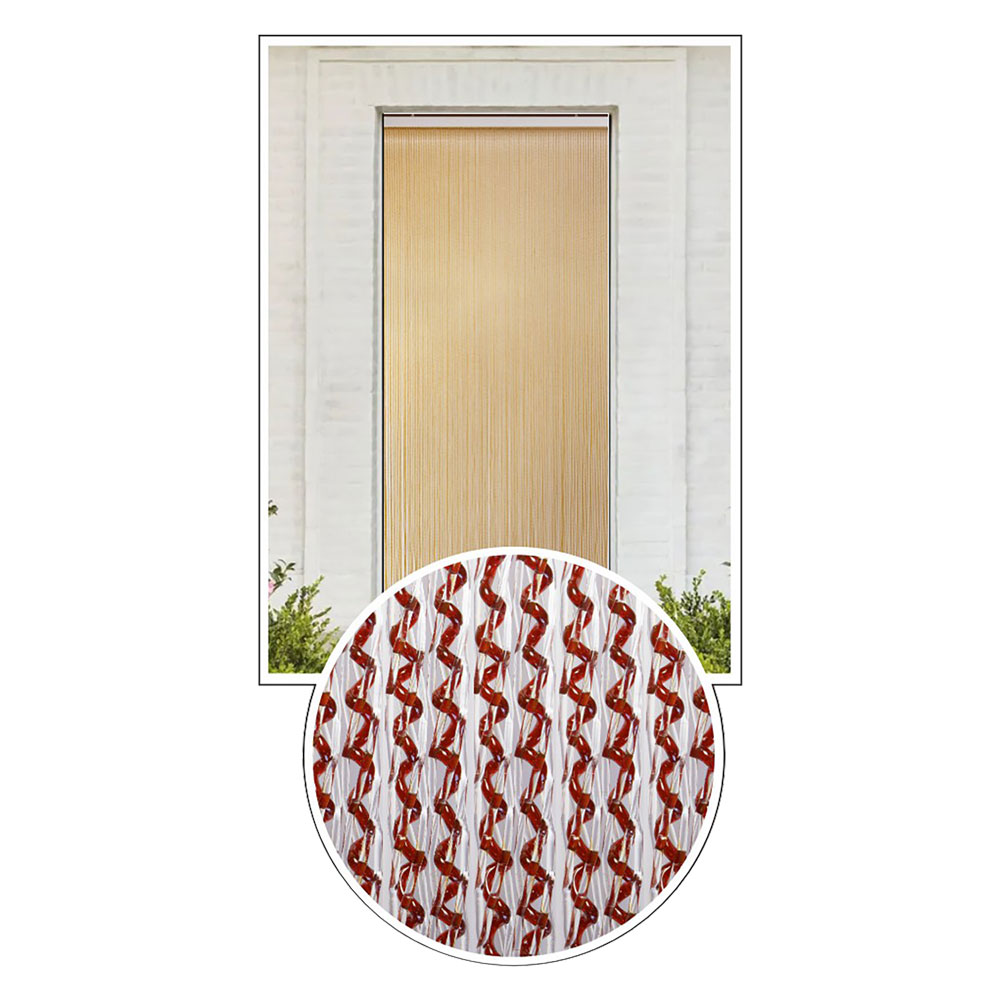 Tenda elicoidale ‘coco’ cm. 100 x 220 – cristal Made in italy