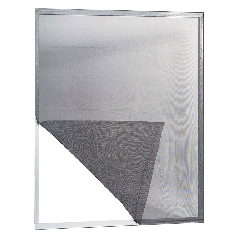 Zanzariera in poliestere adesiva per finestre ‘ecco’ cm 120 x 160 col. grigio Irs
