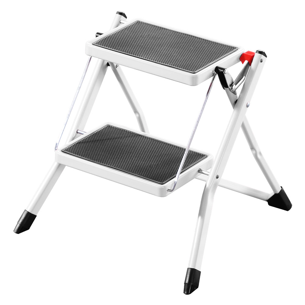 Sgabello apribile gradino con tappetino ‘klose’ 2 gradini – aperto cm. 49 x 48,8 x h.44,5 Kasart