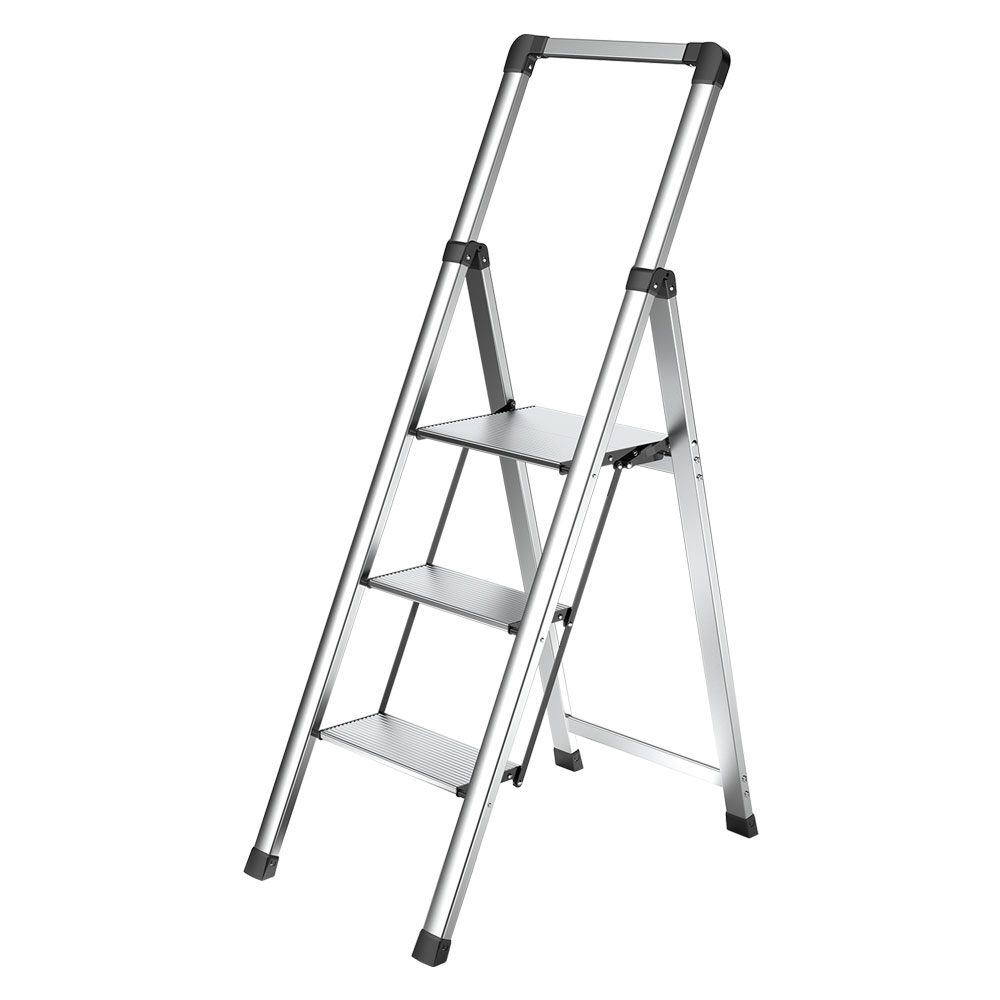 Sgabello ‘alu-step’ 3 gradini – aperto cm 72 x 45 x h.128,8 Kasart