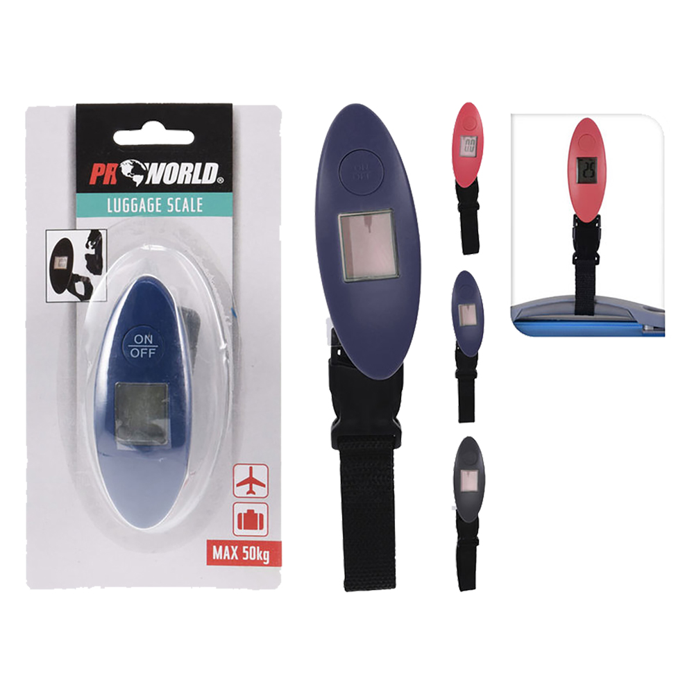 Bilancia digitale pesabagagli portata 50 kg Senza marca